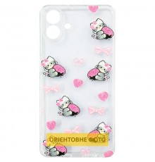 Чохол TPU Clear Joy для Xiaomi Redmi Note 15 Pro 4G Strawberry Cats