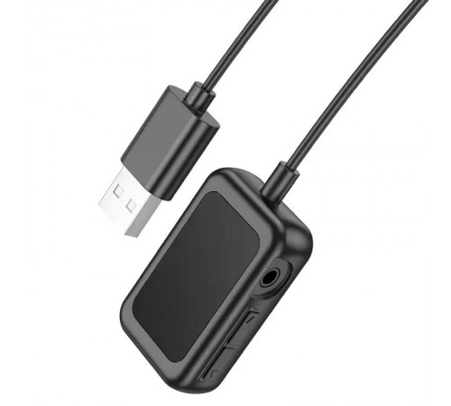 Bluetooth аудіо ресивер Borofone BC49 June (USB-A) Black