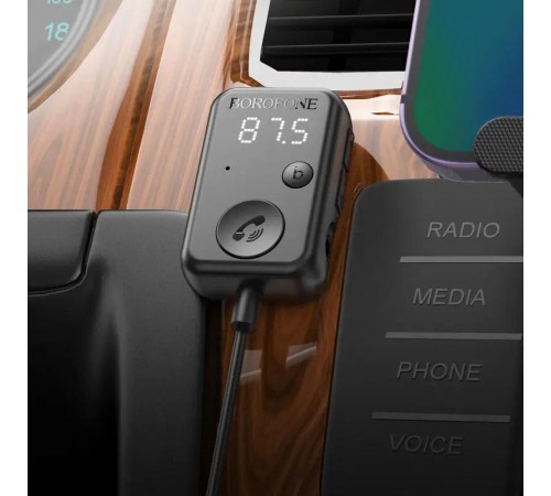 Bluetooth аудіо ресивер Borofone BC49 June (USB-A) Black