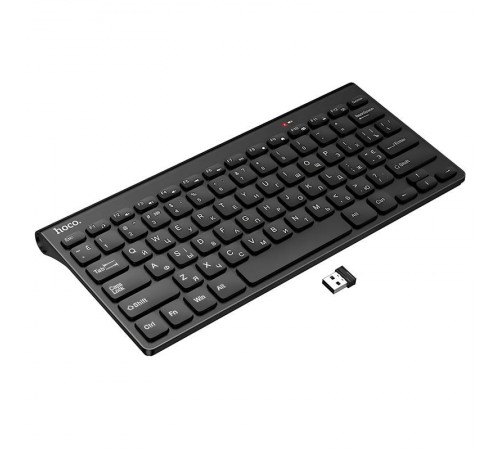 Бездротова клавіатура Hoco GM70 Dragon mini 2.4G Black