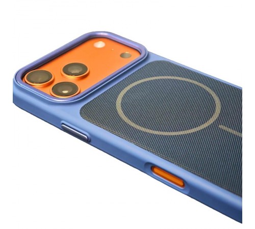 Чохол TPU TechWoven Hybrid with MagSafe для Apple iPhone 15 Pro Max (6.7") Blue