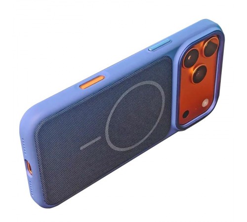Чохол TPU TechWoven Hybrid with MagSafe для Apple iPhone 15 Pro Max (6.7") Blue
