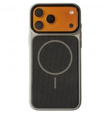 Чохол TPU TechWoven Hybrid with MagSafe для Apple iPhone 15 Pro Max (6.7") Grey / Black