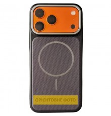 Чохол TPU TechWoven Hybrid with MagSafe для Apple iPhone 17 (6.3") Black / Purple