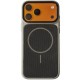 Чохол TPU TechWoven Hybrid with MagSafe для Apple iPhone 17 Pro Max (6.9") Grey / Black