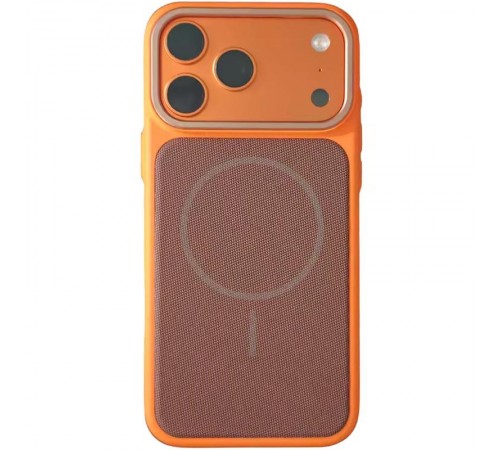 Чохол TPU TechWoven Hybrid with MagSafe для Apple iPhone 17 Pro Max (6.9") Orange / Brown
