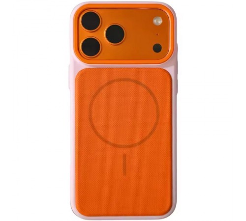 Чохол TPU TechWoven Hybrid with MagSafe для Apple iPhone 17 Pro Max (6.9") Pink / Orange