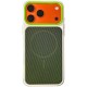 Чохол TPU TechWoven Hybrid with MagSafe для Apple iPhone 17 Pro Max (6.9") White / Green