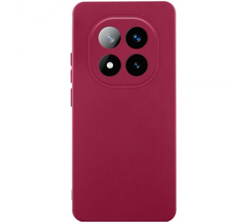 Чохол Silicone Cover Ummi Lakshmi Full Camera (AA) для Xiaomi Redmi Note 15 Pro 4G Бордовий / Marsala