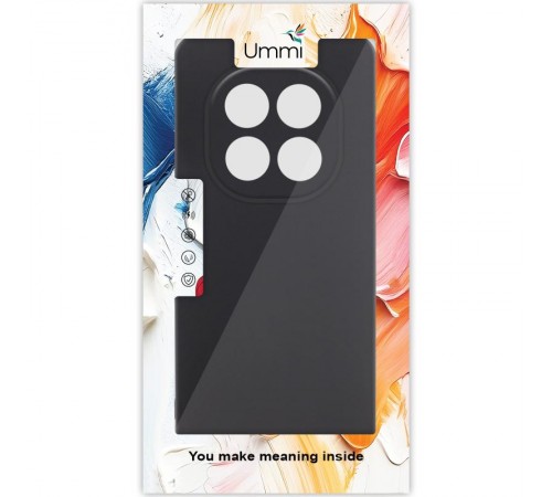 Чохол Silicone Cover Ummi Lakshmi Full Camera (AA) для Xiaomi Redmi Note 15 Pro 4G Чорний / Black