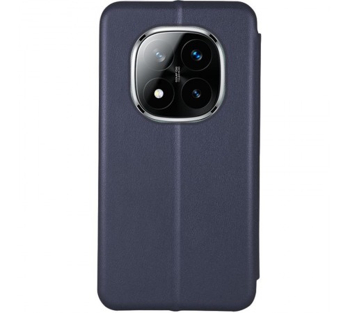 Шкіряний чохол-книжка Classy для Xiaomi Redmi Note 15 4G/5G (EU) Темно-синій