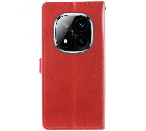 Шкіряний чохол-книжка GETMAN Gallant (PU) для Xiaomi Redmi Note 15 Pro 4G Червоний