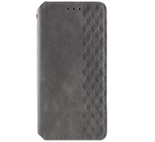 Шкіряний чохол-книжка GETMAN Cubic (PU) для Xiaomi Redmi Note 15 4G/5G (EU) Сірий