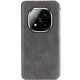 Шкіряний чохол-книжка GETMAN Cubic (PU) для Xiaomi Redmi Note 15 4G/5G (EU) Сірий