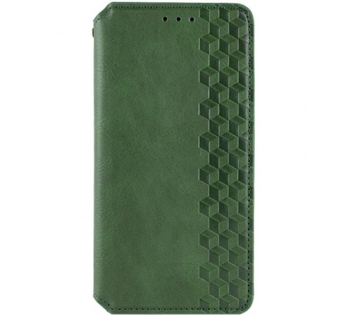 Шкіряний чохол-книжка GETMAN Cubic (PU) для Xiaomi Redmi Note 15 4G/5G (EU) Зелений