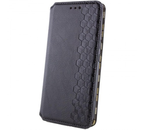 Шкіряний чохол-книжка GETMAN Cubic (PU) для Xiaomi Redmi Note 15 Pro 4G Чорний