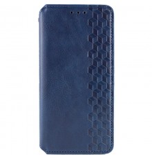 Шкіряний чохол-книжка GETMAN Cubic (PU) для Xiaomi Redmi Note 15 Pro 4G Синій