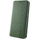 Шкіряний чохол-книжка GETMAN Cubic (PU) для Xiaomi Redmi Note 15 Pro 4G Зелений