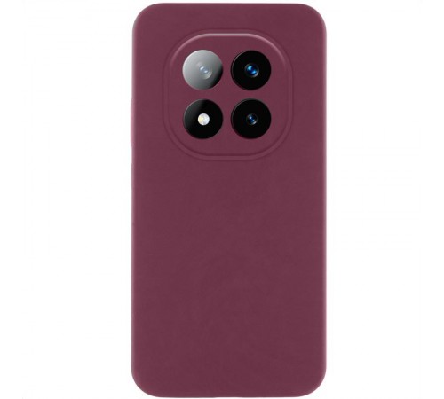 Чохол Silicone Cover Lakshmi Full Camera (AAA) для Xiaomi Redmi Note 15 Pro 4G Бордовий / Plum