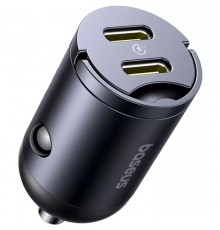 АЗП Baseus Tiny Star Mini 30W (2USB-C) (C00035001121) Black