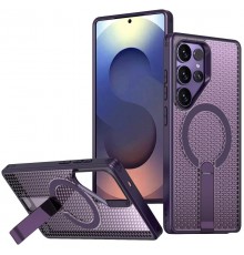 Чохол TPU Breeze with MagSafe stand для Samsung Galaxy S26 Ultra Purple