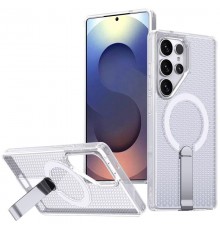 Чохол TPU Breeze with MagSafe stand для Samsung Galaxy S26 Ultra Transparent