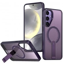 Чохол TPU Breeze with MagSafe stand для Samsung Galaxy S26+ Purple