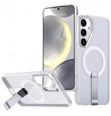 Чохол TPU Breeze with MagSafe stand для Samsung Galaxy S26+ Transparent