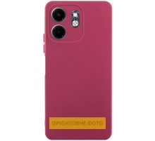 Чохол TPU GETMAN Liquid Silk Full Camera для TECNO Spark Go 2 Бордовий / Marsala