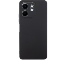 Чохол TPU GETMAN Liquid Silk Full Camera для TECNO Spark Go 2 Чорний / Black