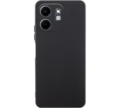 Чохол TPU GETMAN Liquid Silk Full Camera для TECNO Spark Go 2 Чорний / Black