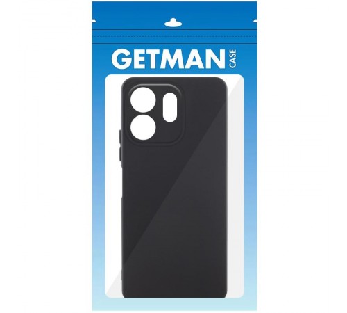 Чохол TPU GETMAN Liquid Silk Full Camera для TECNO Spark Go 2 Чорний / Black