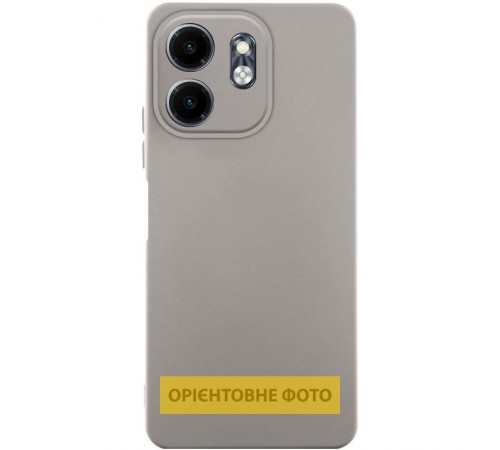 Чохол TPU GETMAN Liquid Silk Full Camera для TECNO Spark Go 2 Сірий / Lavender