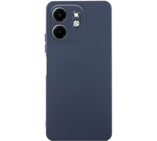Чохол TPU GETMAN Liquid Silk Full Camera для TECNO Spark Go 2 Синій / Midnight Blue