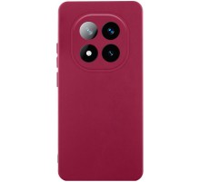 Чохол TPU GETMAN Liquid Silk Full Camera для Xiaomi Redmi Note 15 Pro 4G Бордовий / Marsala
