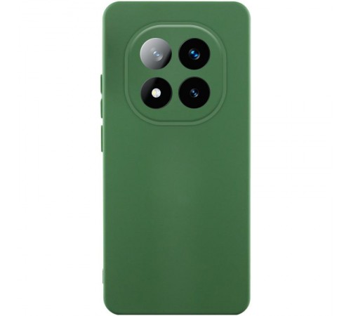 Чохол TPU GETMAN Liquid Silk Full Camera для Xiaomi Redmi Note 15 Pro+ 5G Зелений / Dark green