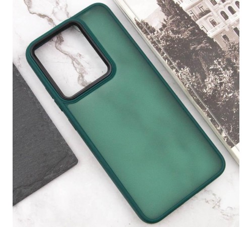Чохол TPU+PC Lyon Frosted для Motorola Edge 60 Fusion Green