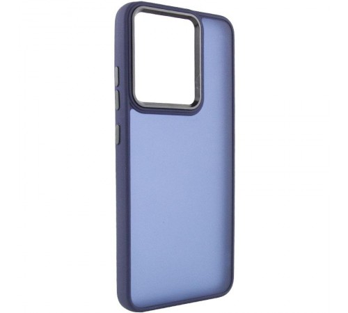 Чохол TPU+PC Lyon Frosted для Motorola Edge 60 Fusion Navy Blue
