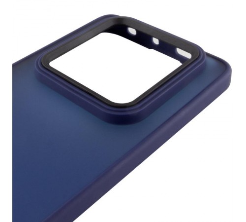 Чохол TPU+PC Lyon Frosted для Xiaomi Redmi Note 15 Pro 4G Navy Blue