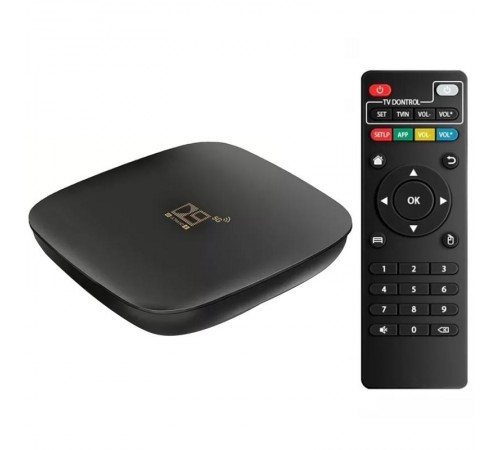 Smart Android TV Box D9 5G 4k 2+16GB Black