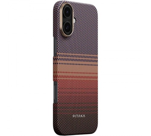 Чохол PC PITAKA with MagSafe для Apple iPhone 16 (6.1") Sunset