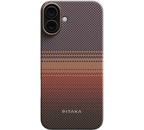 Чохол PC PITAKA with MagSafe для Apple iPhone 16 (6.1") Sunset