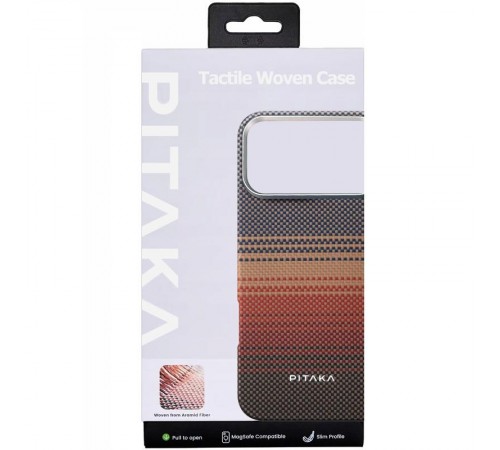 Чохол PC PITAKA with MagSafe для Apple iPhone 16 Pro Max (6.9") Sunset