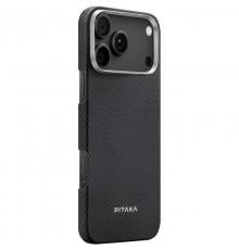 Чохол PC PITAKA with MagSafe для Apple iPhone 17 Pro (6.3") Black / Grey