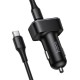 АЗП Hoco Z63A Barry PD42W+QC3.0 (2USB-A/1C) + кабель Type-C to Type-C Black