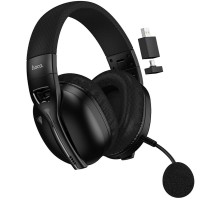 Накладні бездротові навушники Hoco W114 Magic +3.5mm+2.4G Black