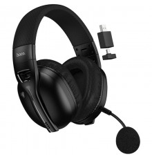 Накладні бездротові навушники Hoco W114 Magic +3.5mm+2.4G Black