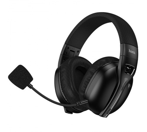 Накладні бездротові навушники Hoco W114 Magic +3.5mm+2.4G Black