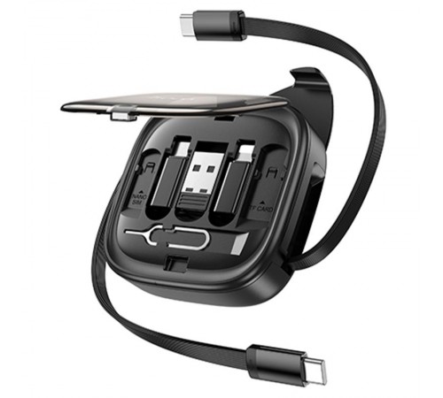 Дата кабель Hoco U140 with cable set 5in1 60W (0.95m) Black