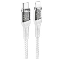 Дата кабель Hoco U111 Discovery Edition Type-C to Lightning 27W (1.2m) Grey